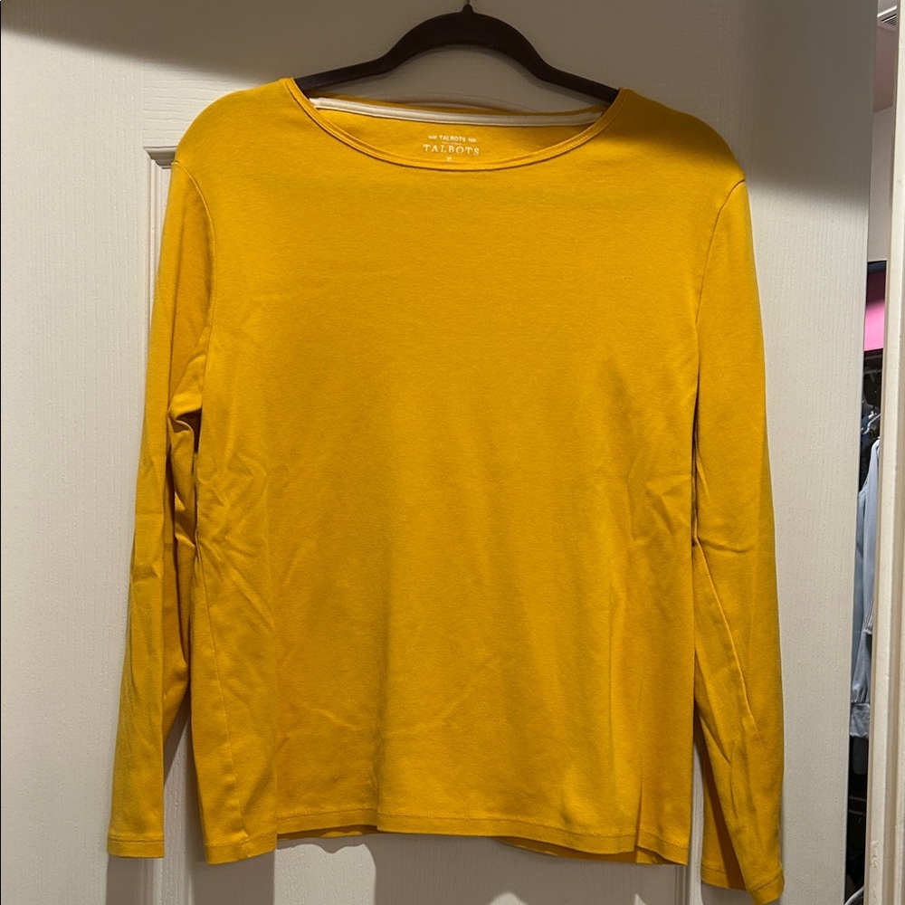 Talbots Golden Long Sleeve Top